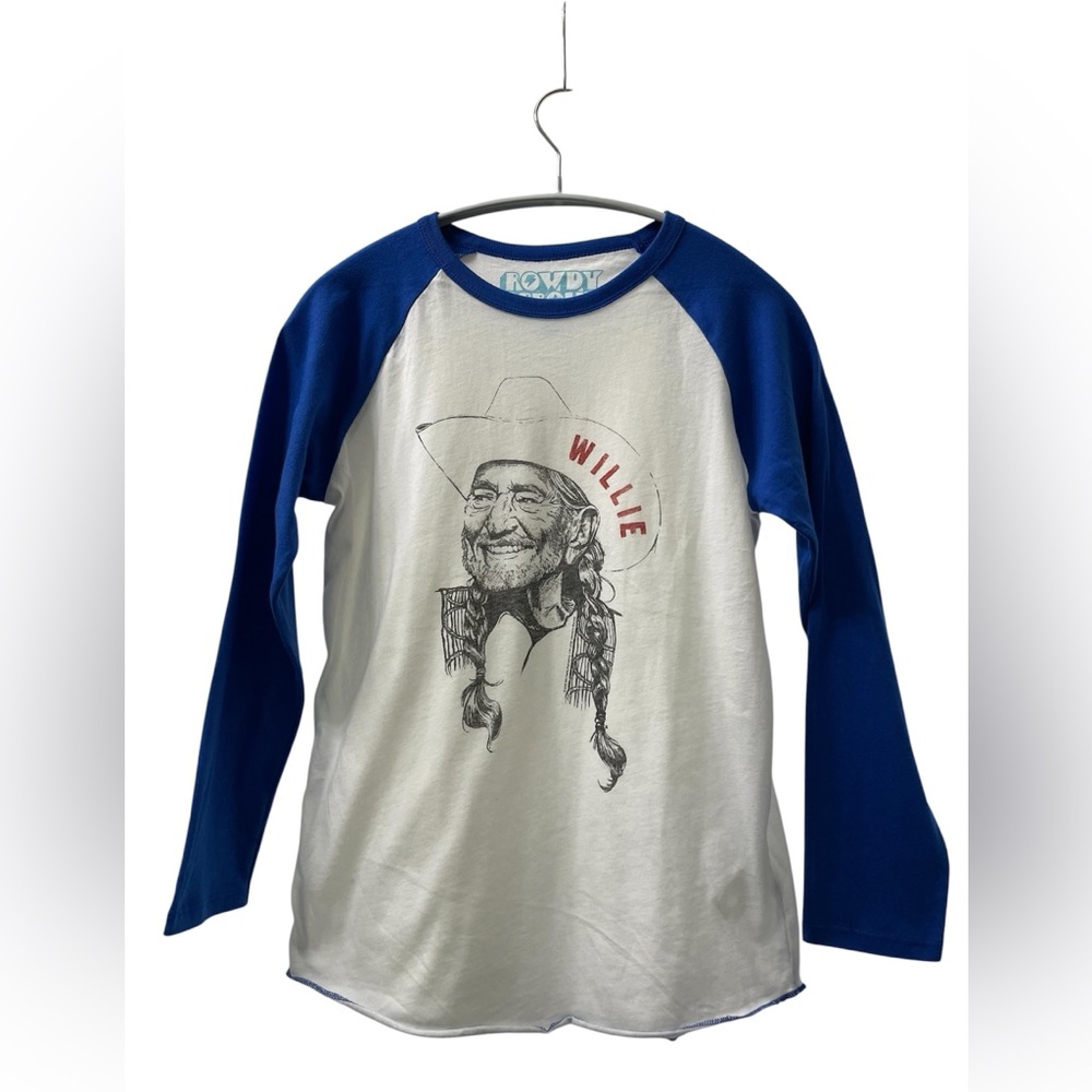 Rowdy Sprout Willie Nelson Baseball Tee